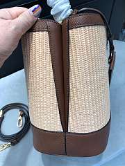 Small Saffiano Leather Prada Sidonie Bag Brown | 1BA212 - 2