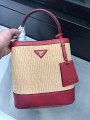 Small Saffiano Leather Prada Sidonie Bag Red | 1BA212 - 1