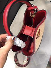 Small Saffiano Leather Prada Sidonie Bag Red | 1BA212 - 6