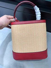 Small Saffiano Leather Prada Sidonie Bag Red | 1BA212 - 4