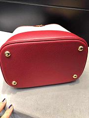 Small Saffiano Leather Prada Sidonie Bag Red | 1BA212 - 5