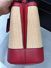 Small Saffiano Leather Prada Sidonie Bag Red | 1BA212 - 3