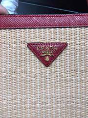 Small Saffiano Leather Prada Sidonie Bag Red | 1BA212 - 2