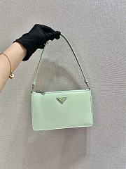 Saffiano leather mini bag aqua | 1BC155 - 5