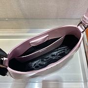 Prada Cleo brushed leather shoulder bag pink 30cm | 1BC156 - 5