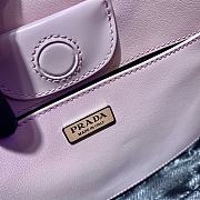 Prada Cleo brushed leather shoulder bag pink 30cm | 1BC156 - 3