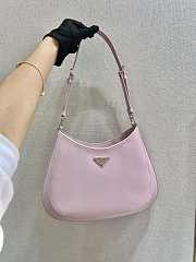 Prada Cleo brushed leather shoulder bag pink 30cm | 1BC156 - 6