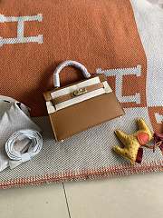 Hermes Mini Kelly Epsom Leather 19cm - 2 - 1