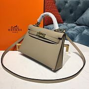 Hermes Mini Kelly Epsom Leather 19cm - 19 - 2