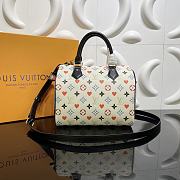 LV Speedy Nicolas Game On Monogram White 25 | M57466 - 1