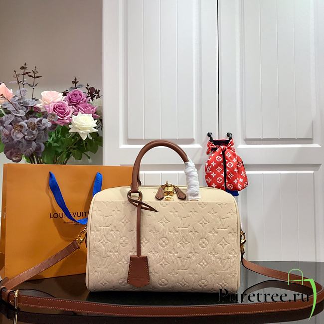 LV Speedy Bandouliere Beige 25 | M42403 - 1