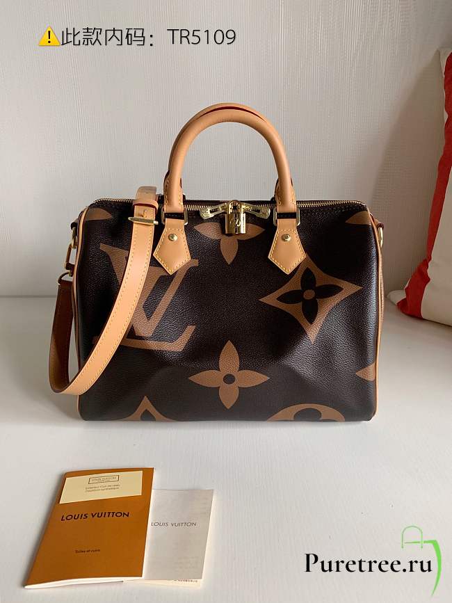 LV Speedy Bandouliere Giant Monogram 30 | M44340 - 1