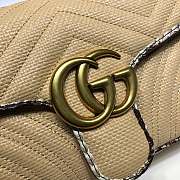 Gucci Shoulder GG Marmont Mini Beige | 443497 - 5