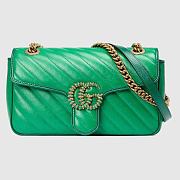 Gucci Shoulder GG Marmont Mini Green | 443497 - 1