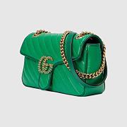 Gucci Shoulder GG Marmont Mini Green | 443497 - 5