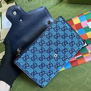 Gucci Shoulder GG Marmont Mini Blue | 474575 - 3