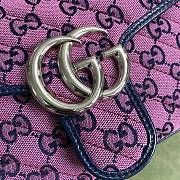 Gucci Shoulder GG Marmont Mini Pink | 443497  - 4