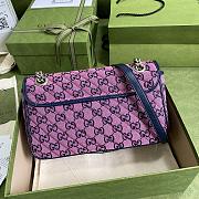 Gucci Shoulder GG Marmont Mini Pink | 443497  - 2