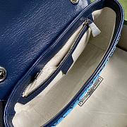 Gucci Shoulder GG Marmont Mini Blue | 443497 - 3