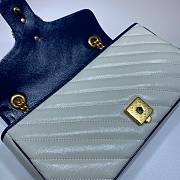 Gucci Shoulder GG Marmont Small White | 443497 - 5