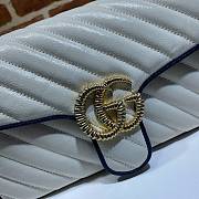 Gucci Shoulder GG Marmont Small White | 443497 - 4