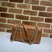 Gucci Shoulder GG Marmont Brown | 443497 - 4