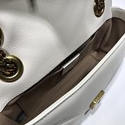 Gucci Shoulder GG Marmont Mini White | 446744 - 2