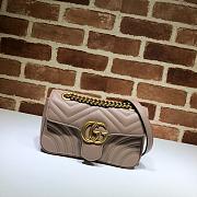 Gucci Shoulder GG Marmont Mini Beige | 446744 - 1