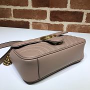 Gucci Shoulder GG Marmont Mini Beige | 446744 - 5