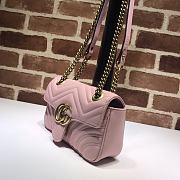 Gucci Shoulder GG Marmont Mini Light Pink | 446744 - 5