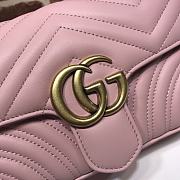 Gucci Shoulder GG Marmont Mini Light Pink | 446744 - 2