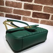 Gucci Shoulder GG Marmont Mini Green | 446744 - 6