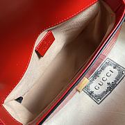 GG Marmont crocodile mini top handle red bag | 547260 - 3