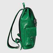 GG embossed backpack green leather | 625770 - 2