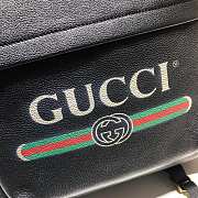 Gucci Print Leather Backpack black | 547834 - 2