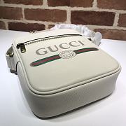Gucci Print Messenger Bag in white | 523591 - 3
