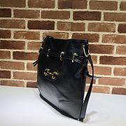 Gucci 1955 Horsebit Messenger Black Bag | 602089 - 2