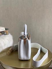 LV Capucines Mini Bag Taurillon White| M56848 - 5