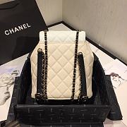 Chanel Grained Calfskin & Silver-Tone Metal Backpack | AS1371 - 3