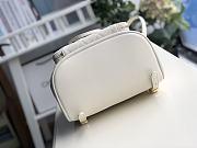 Chanel Grained Calfskin White Backpack | A57571 - 6