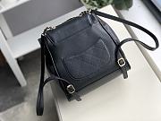 Chanel Grained Calfskin Black Backpack | A57571 - 3