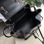 Chanel Grained Calfskin Black Backpack | A57571 - 6