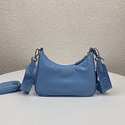 Prada Re-Edition 2005 Nylon Bag Blue | 1BH204 - 4