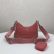Prada Re-Edition 2005 Nylon Bag Pink | 1BH204 - 1