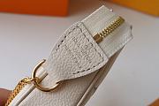 LV Mini Pochette Accessoires Monogram White Leather | M80501  - 3