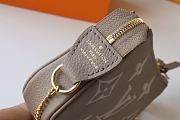 LV Mini Pochette Accessoires Monogram Gray Leather | M80501 - 3