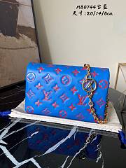 Louis Vuitton LV Pochette Coussin Blue | M80744 - 1