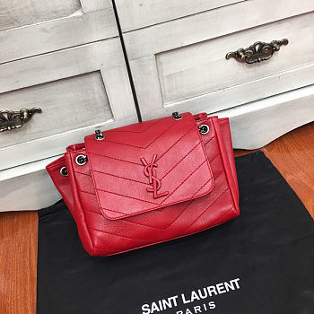 YSL Saint Laurent Small Nolita Red Bag 22cm