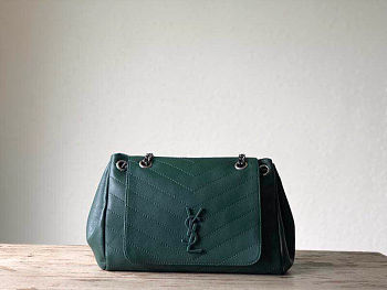 YSL Saint Laurent Small Nolita Green Bag 31cm