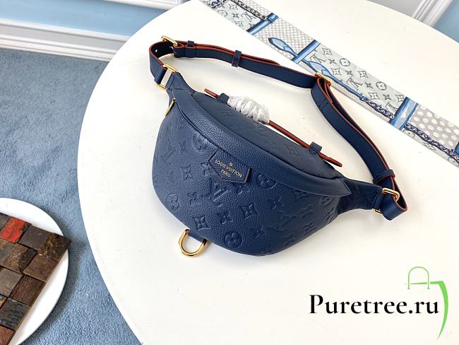 LV Monogram Empreinte Blue Bumbag | M44836 - 1